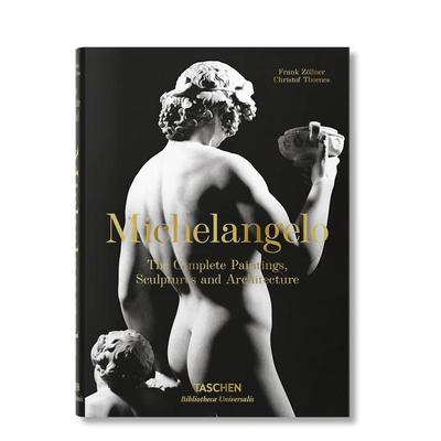 【现货】【TASCHEN】米开朗基罗：绘画、雕塑和建筑作品集 Michelangelo: The Complete Paintings 英文进口原版艺术画册画集Fran