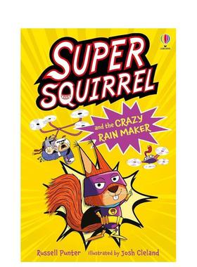 【现货】谜题故事：松鼠与疯狂造雨者 【Puzzle Stories】Supersquirrel and the Crazy Rain Maker 英文进口原版青少年读物Russe
