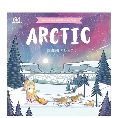 【预售】【和芬恩与跳跳一起冒险】南极Adventures with Finn and Skip: Arctic英文进口原版儿童图书Brendan Kearney