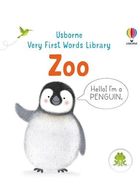 【预售】【启蒙单词馆】关于动物园Very First Words Library: Zoo英文进口原版儿童图书3-6岁自然拼读Matthew Oldham