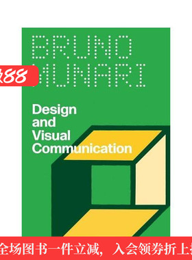 【预售】设计与视觉传达 Design and Visual Communication 英文进口原版设计图书Bruno Munari外文正版