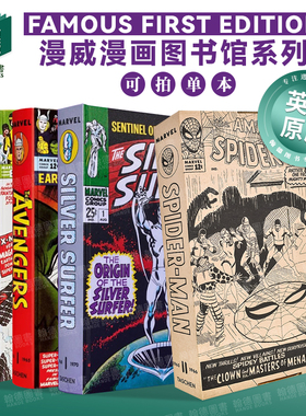 漫威漫画图书馆系列 复仇者联盟 卷1 1963–1965  Vol. 1 漫画 Kurt Busiek TASCHEN 英文进口原版图书籍Famous First Edition