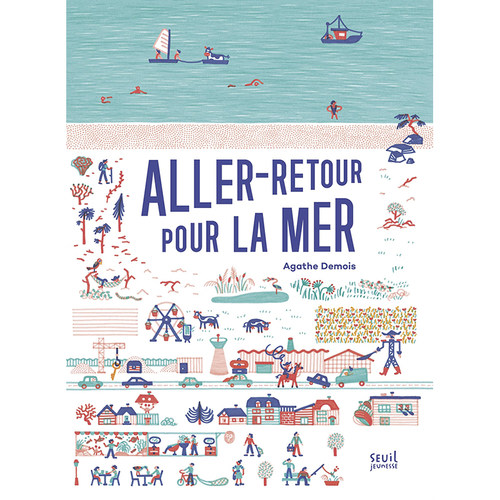 【现货】Aller-retour pour la mer，【嵌套式内页】往返大海的旅程 英文原版图书籍进口正版 Agathe Demois法文艺术绘本