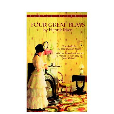 【现货】 FourGreatPlaysbyIbsen易卜生四大戏剧人民公敌 英文进口原版图书籍文学小说IBSEN  HENRIK