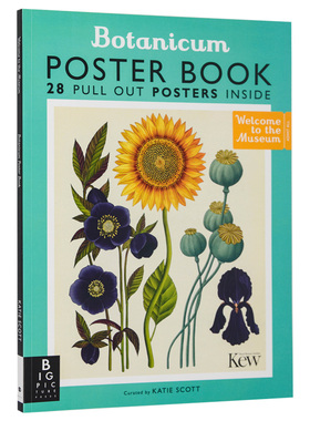 【现货】欢迎来到博物馆 植物馆海报书 Botanicum Poster Book 英文原版进口 Katie Scott illustrator Professor Katherine Wil
