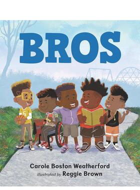 【预售】兄弟Bros英文进口原版儿童故事图书6-9岁Carole Boston Weatherford