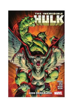 【预售】无敌浩克 卷5：诸神饮血 Incredible Hulk Vol. 5: Gods Drink Blood 英文漫画进口原版图书籍 漫威 绿人Nic Klein Phill