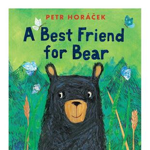 【预售】熊最好的朋友A Best Friend for Bear英文进口原版图书儿童绘本 Petr Horacek3-6岁