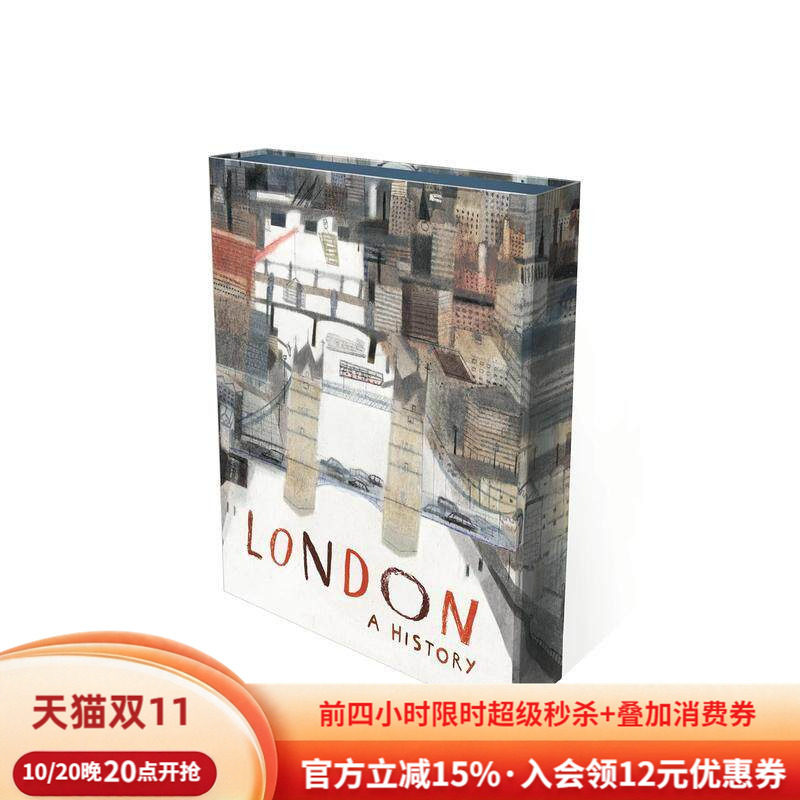 【现货】伦敦:历史 特别限量版London: A History: Special Limited Edition【英国插画师Laura Carlin】英文儿童图书籍进口原版