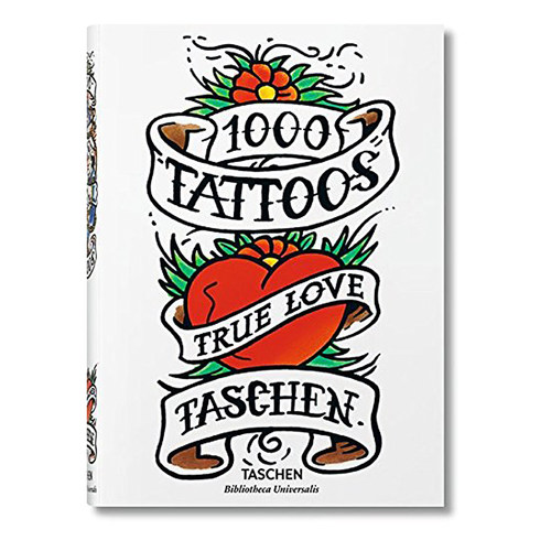 【现货】[TASCHEN出版] 1000 Tattoos 千例文身设计 图案作品鉴赏 tattoo 纹身的历史 英文原版图书籍进口正版 Henk Schiffmacher