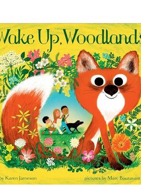 【现货】苏醒吧,树林Wake Up, Woodlands 英文进口原版儿童绘本图书 3-6岁 Chronicle Books 动物生态环保
