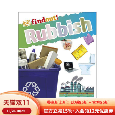 【预售】垃圾DKfindout! Rubbish英文进口原版儿童图书青少年读物DK3-6岁