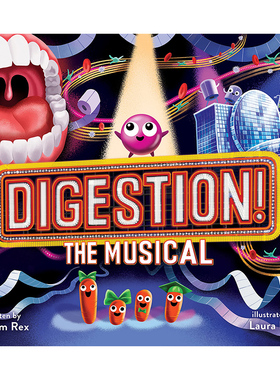 【现货】Digestion! The Musical，消化! 百老汇音乐剧 英文原版图书籍进口正版 LauraPark 儿童绘本-知识百科
