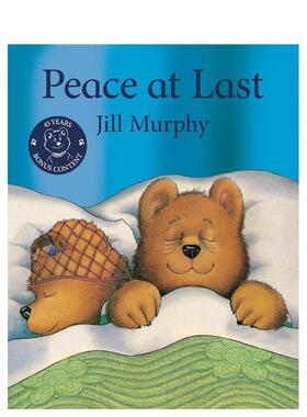 【现货】总算安静了（45周年纪念版）Peace at Last 45th Anniversary Edition英文进口原版图书儿童绘本Jill Murphy3-6岁