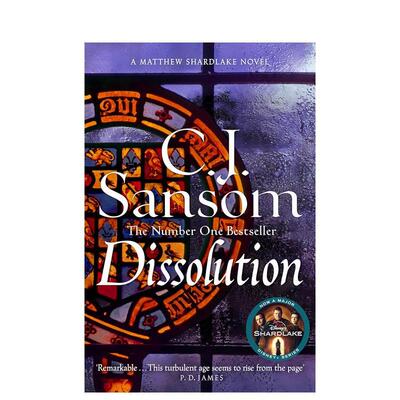 【预售】【沙德莱克】解散 【Shardlake】Dissolution 英文进口原版文学小说C. J. Sansom外文原版