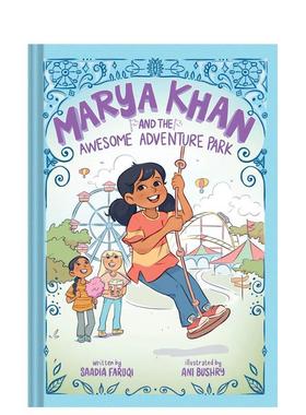 【预售】玛利亚·汗和令人惊叹的冒险公园（玛利亚·汗#4） Marya Khan And The Awesome Adventure Park 英文进口原版青少年Saad