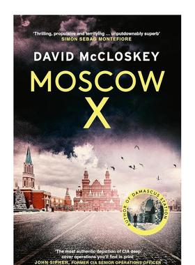 【现货】莫斯科 X Moscow X 英文进口原版文学小说图书McCloskey  David外文正版