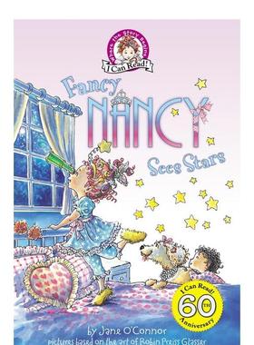 【现货】【MyFirstICanRead!】FancyNancySeesStars，漂亮南希看星星英文儿童绘本适合3-6岁Jane O'Connor  Robin Preiss Gla