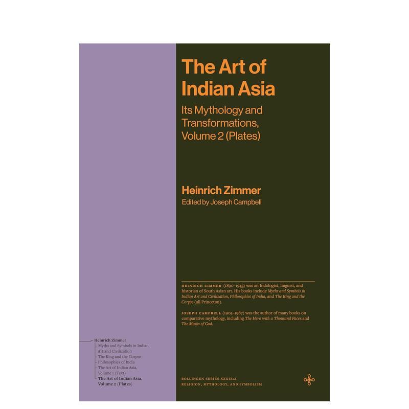 【预售】印度亚洲艺术图典：神话与流变（卷二） The Art of Indian Asia: Its Mythology 英文进口原版艺术画册画集正版图书Hein