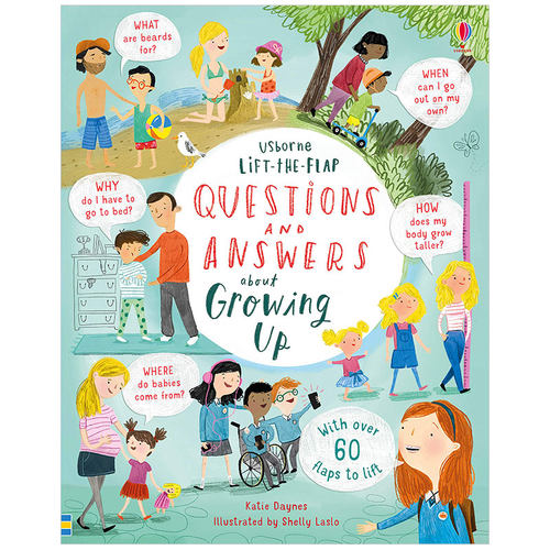 【现货】【Lift-the-Flap Questions & Answers】about Growing Up，【翻翻书】关于成长 英文进口原版儿童趣味图书Katie Daynes