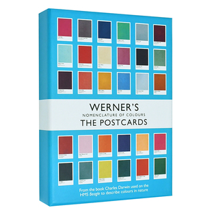 Nomenclature HIS 色卡明信片 圖書籍正版 THE Colours 英文原版 The NATURAL Postcards Werners 爾納色彩命名法 現貨