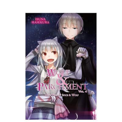 【预售】狼与辛香料 卷4 轻小说 Wolf & Parchment: New Theory Spice & Wolf 支仓冻砂 奇幻恋爱治愈 英文进口原版文学图书Yen P