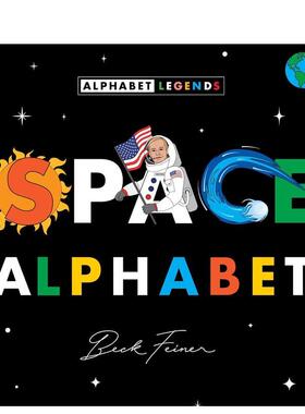 【预售】太空字母表 Space Alphabet英文进口原版儿童启蒙图书Alphabet Legends
