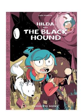 【现货】【希尔达漫画】4希尔达与黑色猎狗 【Hildafolk】Hilda and the Black Hound 原版英文儿童漫画