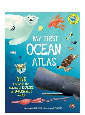 【预售】我的启蒙海洋图集My First Oceans Atlas 英文进口原版儿童绘本图书 6-9岁 Weldon Owen Children's Books 动物生态环保