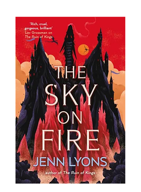 【预售】烈火天空 The Sky on Fire 英文进口原版文学小说Jenn Lyons外文图书