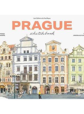 【现货】布拉格水彩速写 【Sketchbooks】Prague Sketchbook 英文进口原版艺术画册画集Tom Mairs, Jaroslav Kalfar外文图书籍