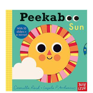 滑滑乐机关书 Peekaboo Reid3 预售 6岁 儿童趣味图书Camilla 躲猫猫：太阳 英文进口原版 Sun