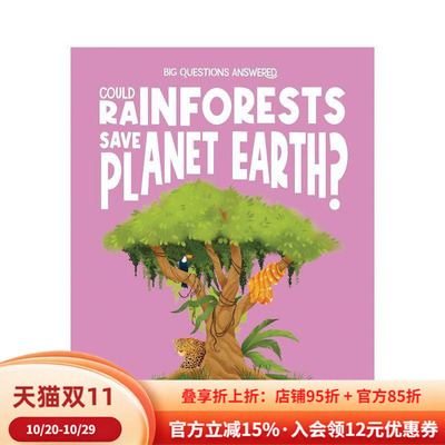 【现货】雨林能拯救地球吗？ Could Rainforests Save Planet Earth? 英文进口原版儿童绘本图书 STEM科普BQA-S7大问题科学答-S7