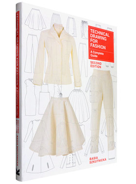 【预售】英文原版 时装技术制图 Technical Drawing for Fashion 服装设计图书英文原版图书籍进口正版