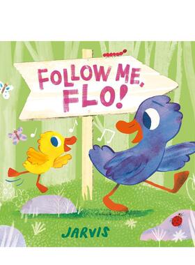 【现货】【英国插画师Jarvis】跟紧我,弗洛Follow Me, Flo!英文进口原版儿童绘本图书3-6岁 人际关系Jarvis