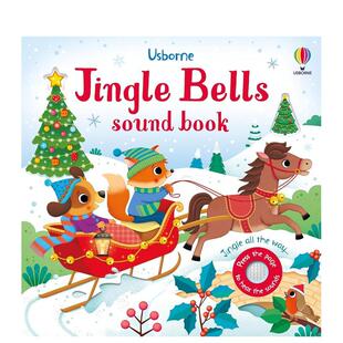 【预售】铃儿响叮当 发声书 Jingle Bells Sound Book 英文进口原版儿童趣味图书Sam Taplin