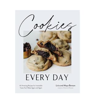 Cookies 每日饼干 Every Day英文进口原版 Benson外文 餐饮美食图书Livia 预售