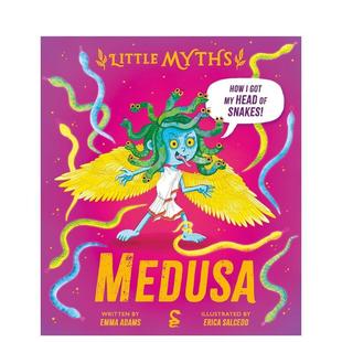 美杜莎 Little Adams6 预售 9岁 图书儿童绘本Emma 小小神话 Medusa英文进口原版 Myths