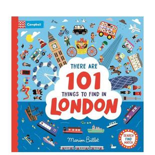 现货 101 Find 儿童趣味图书Campbell There London英文进口原版 伦敦有101件东西可找 Books Are Things
