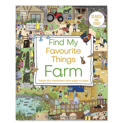 【预售】【找找看】在农场找最喜欢的东西 英文儿童趣味 【Search and Find】Find My Favourite Things Farm 英文儿童趣味原版图