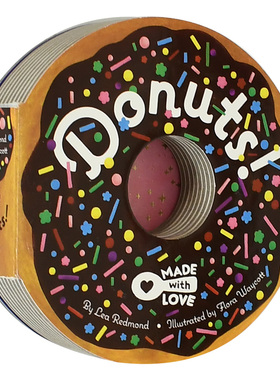 【现货】爱心制作：甜甜圈！Made with Love: Donuts! 英文进口原版儿童趣味图书6-9岁Lea Redmond Flora Waycott