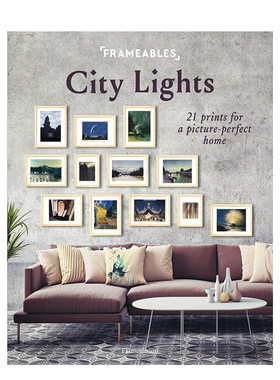 【现货】【Frameables可撕下装裱】City Lights 镜框:城市之光:21张艺术海报