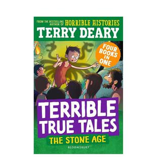 【预售】石器时代The Stone Age【Terrible True Tales糟糕又真实的故事】英文进口原版儿童桥梁书 历史科普初章书可怕的历史作者