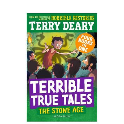 【预售】石器时代The Stone Age【Terrible True Tales糟糕又真实的故事】英文进口原版儿童桥梁书 历史科普初章书可怕的历史作者