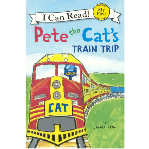 【现货】【Icanread!MyFirstSharedReading】PeteTheCat’sTrainTrip，皮特猫的火车旅途适合3-6岁