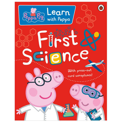 【预售】peppapig英文版绘本小猪佩奇FirstScience粉红猪小妹第一本科学书英文儿童绘本