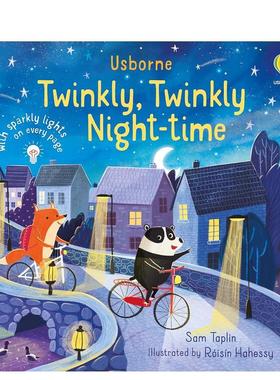 【现货】闪闪发光的夜空Twinkly Twinkly Night Time 英文进口原版图书儿童绘本Róisín Hahessy3-6岁