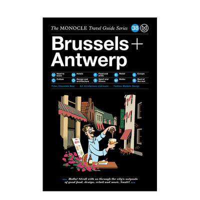 【现货】【Monocle Travel Guide】Monocle旅行指南：Brussels+Antwerp 布鲁塞尔+安特卫普英文原版图书籍进口正版