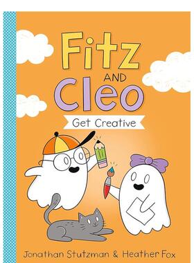 【预售】菲茨和克莱奥#2：创意发挥Fitz and Cleo Get Creative: 2【鬼鬼系列】英文进口原版儿童漫画图书3-6岁Stutzman  Jonatha
