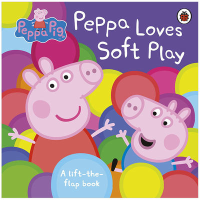 【现货】PeppaPig小猪佩奇PeppaLovesSoftPlay爱软体玩具儿童翻翻书